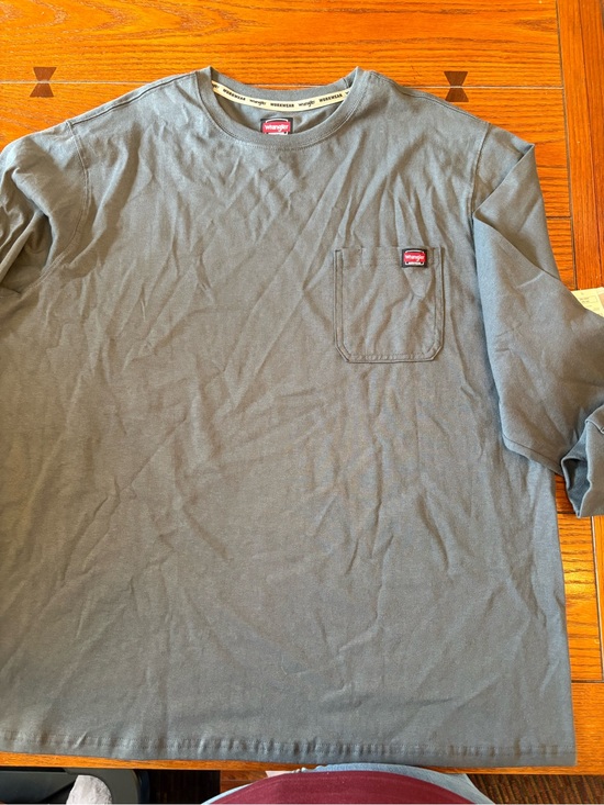 Wrangler Other - Wrangler Long Sleeve Crewneck Tee in Slate Gray